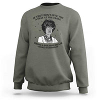 Shirley Chisholm Seat At The Table Quote Sweatshirt Black History Month Gift