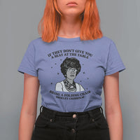 Shirley Chisholm Seat At The Table Quote T Shirt For Women Black History Month Gift