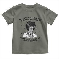 Shirley Chisholm Seat At The Table Quote Toddler T Shirt Black History Month Gift