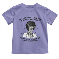 Shirley Chisholm Seat At The Table Quote Toddler T Shirt Black History Month Gift