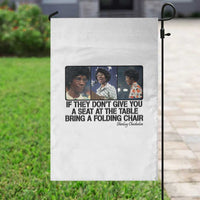 Shirley Chisholm Seat At The Table Quote Garden Flag Strong Black Women Pride