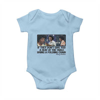 Shirley Chisholm Seat At The Table Quote Baby Onesie Strong Black Women Pride