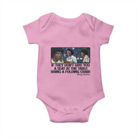 Shirley Chisholm Seat At The Table Quote Baby Onesie Strong Black Women Pride