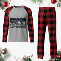 Shirley Chisholm Seat At The Table Quote Plaid Pajama Set Strong Black Women Pride