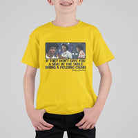 Shirley Chisholm Seat At The Table Quote T Shirt For Kid Strong Black Women Pride