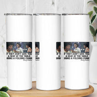 Shirley Chisholm Seat At The Table Quote Skinny Tumbler Strong Black Women Pride