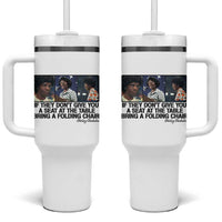 Shirley Chisholm Seat At The Table Quote Tumbler With Handle Strong Black Women Pride