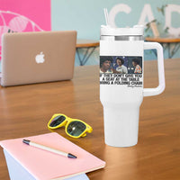 Shirley Chisholm Seat At The Table Quote Tumbler With Handle Strong Black Women Pride