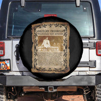 Vintage Newspaper Shirley Chisholm Spare Tire Cover Black History Month Gift