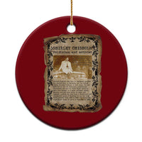 Vintage Newspaper Shirley Chisholm Ceramic Ornament Black History Month Gift