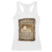 Vintage Newspaper Shirley Chisholm Racerback Tank Top Black History Month Gift