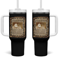 Vintage Newspaper Shirley Chisholm Tumbler With Handle Black History Month Gift