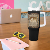 Vintage Newspaper Shirley Chisholm Tumbler With Handle Black History Month Gift