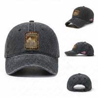 Vintage Newspaper Shirley Chisholm Washed Cotton Baseball Cap Black History Month Gift