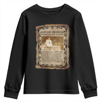 Vintage Newspaper Shirley Chisholm Youth Sweatshirt Black History Month Gift
