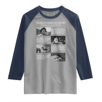 Shirley Chisholm Raglan Shirt Black Woman Leadership Icon