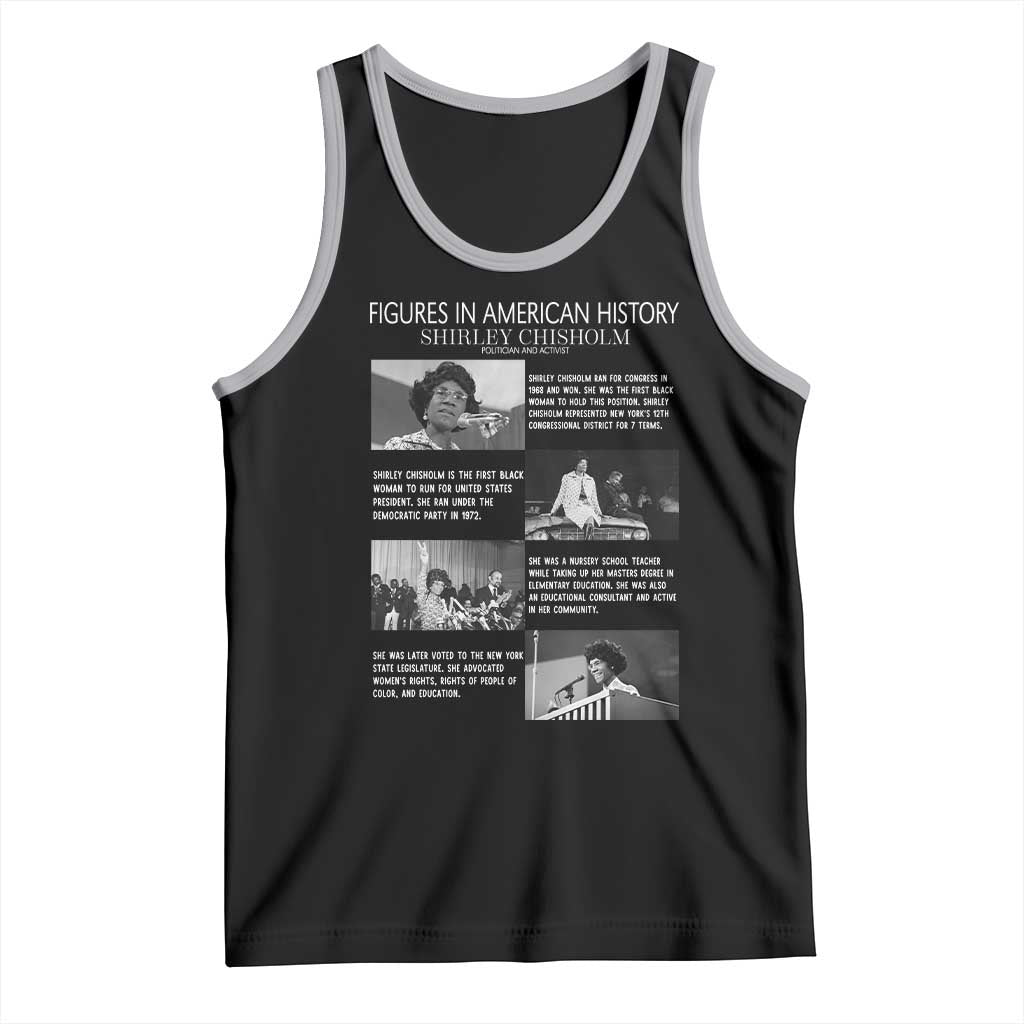 Shirley Chisholm Tank Top Black Woman Leadership Icon