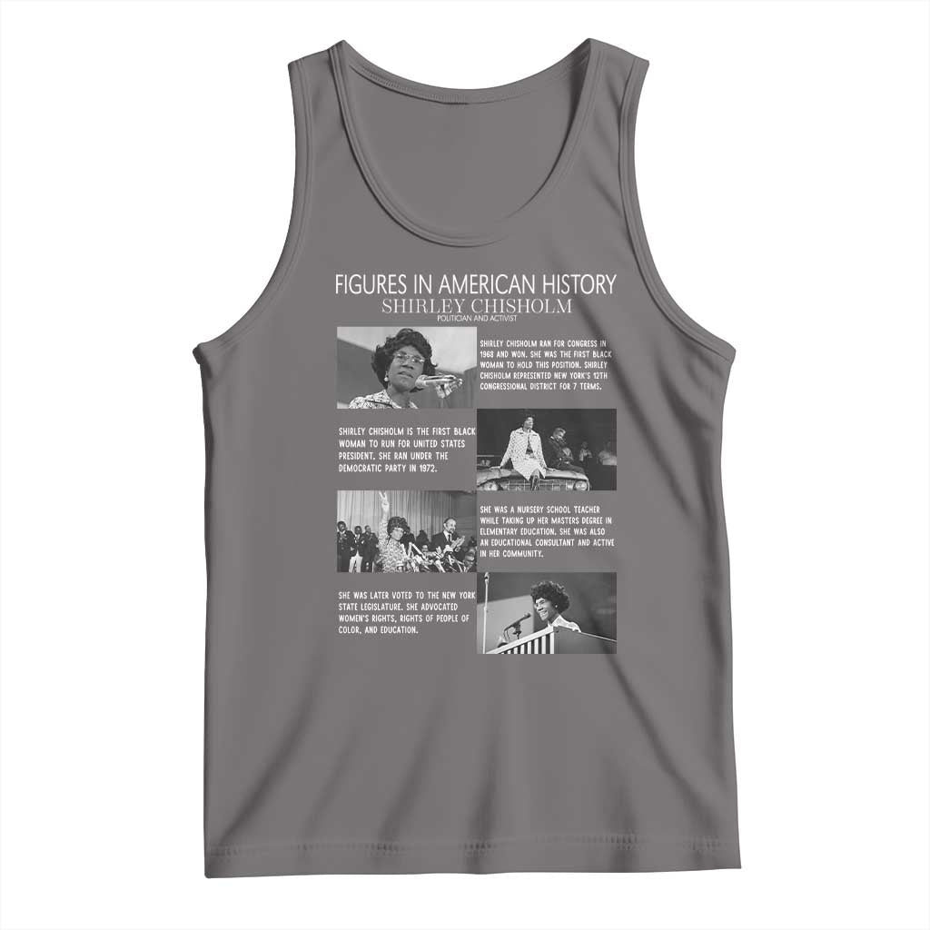 Shirley Chisholm Tank Top Black Woman Leadership Icon