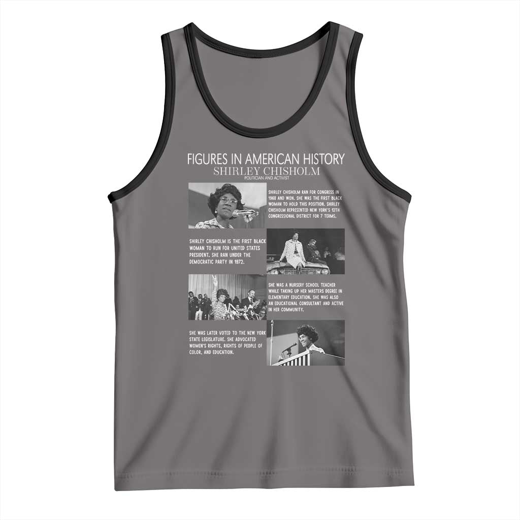Shirley Chisholm Tank Top Black Woman Leadership Icon