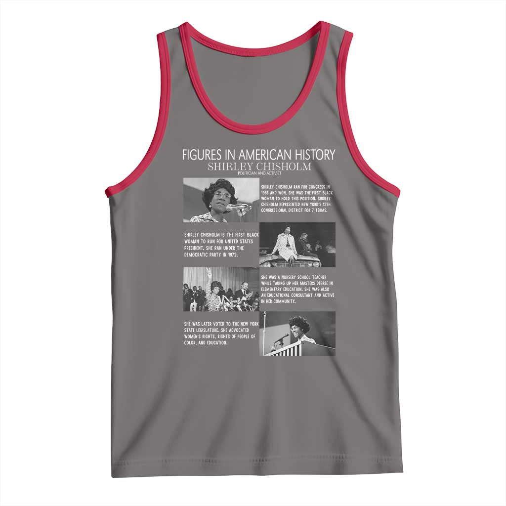 Shirley Chisholm Tank Top Black Woman Leadership Icon