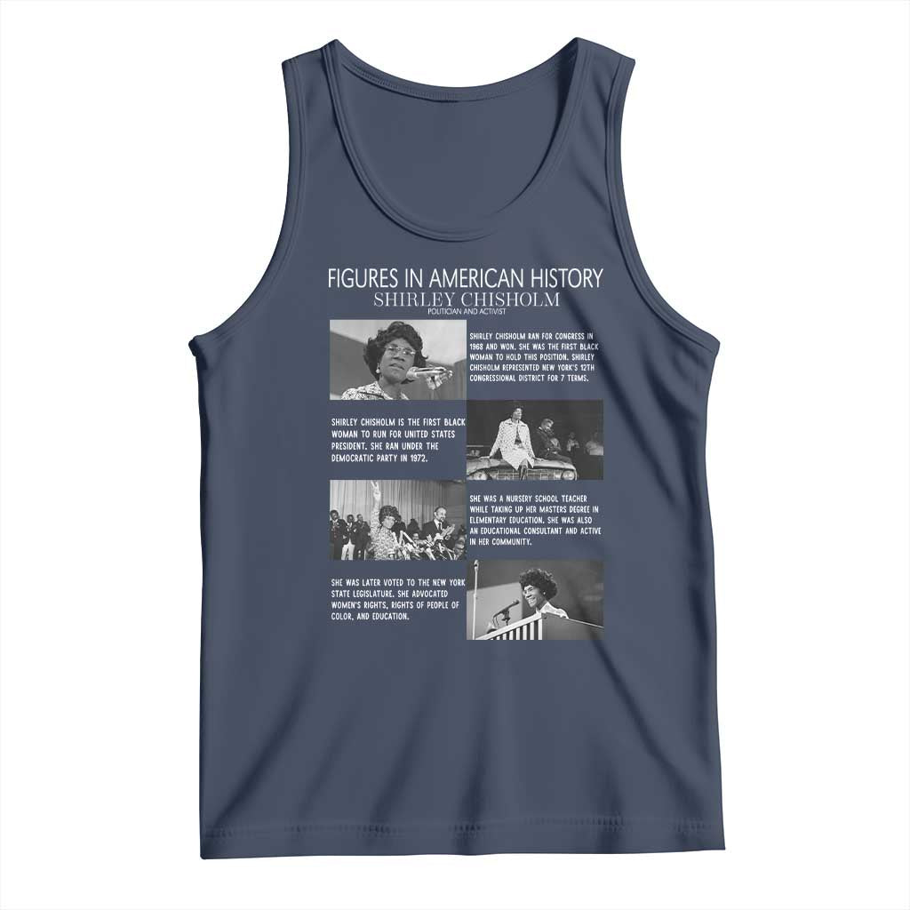 Shirley Chisholm Tank Top Black Woman Leadership Icon