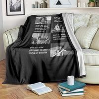 Shirley Chisholm Legacy Throw Blanket Civil Rights Woman Leader