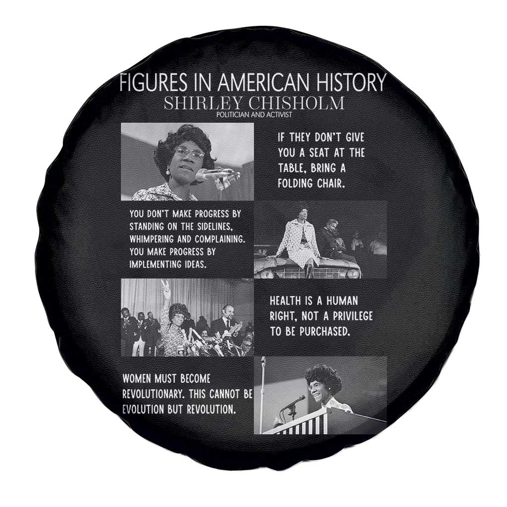 Shirley Chisholm Legacy Spare Tire Cover Civil Rights Woman Leader
