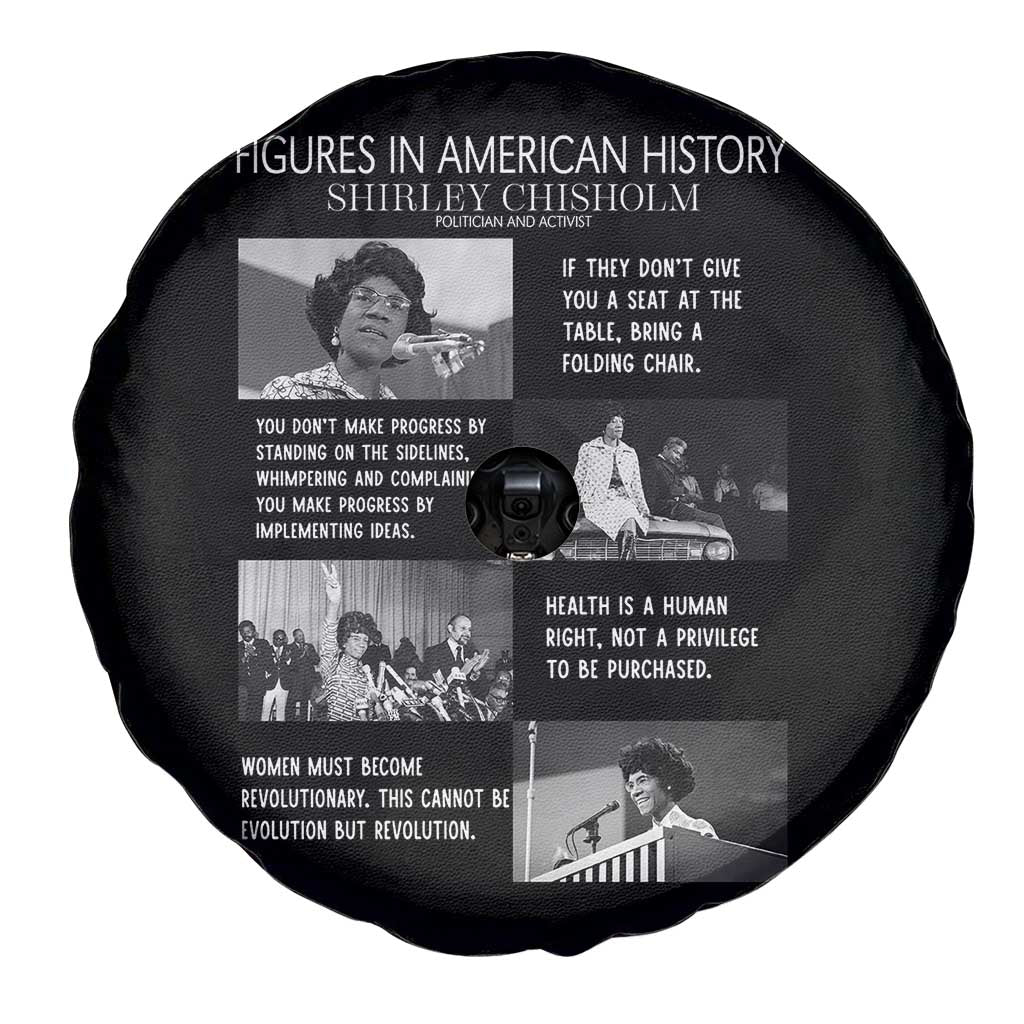 Shirley Chisholm Legacy Spare Tire Cover Civil Rights Woman Leader