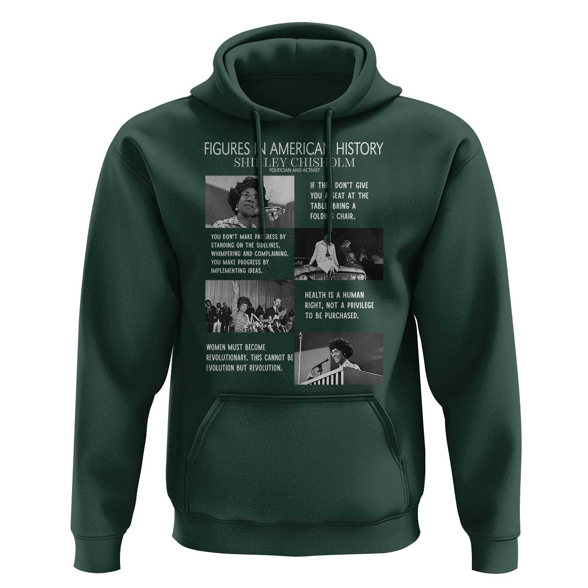 Shirley Chisholm Legacy Hoodie Civil Rights Woman Leader
