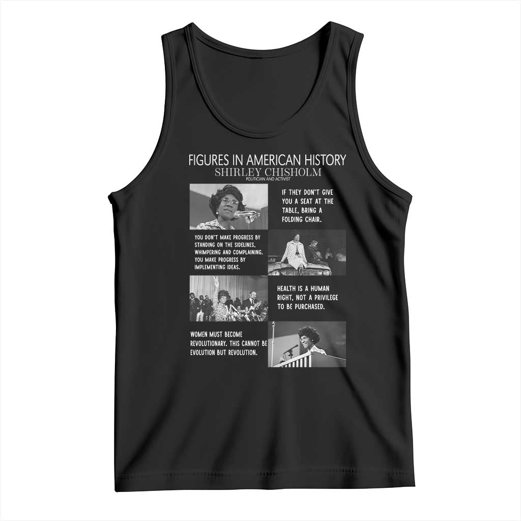 Shirley Chisholm Legacy Tank Top Civil Rights Woman Leader