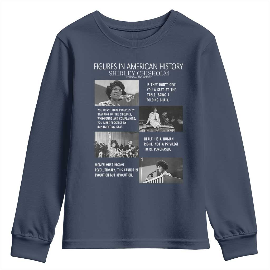Shirley Chisholm Legacy Youth Sweatshirt Civil Rights Woman Leader