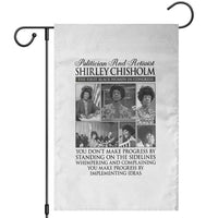 Shirley Chisholm Garden Flag You Make Progress By Implementing Ideas Quote