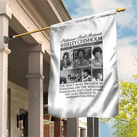 Shirley Chisholm Garden Flag You Make Progress By Implementing Ideas Quote