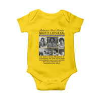 Shirley Chisholm Baby Onesie You Make Progress By Implementing Ideas Quote