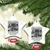 Shirley Chisholm Ceramic Ornament You Make Progress By Implementing Ideas Quote