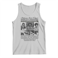 Shirley Chisholm Tank Top You Make Progress By Implementing Ideas Quote
