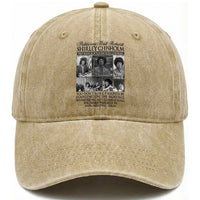 Shirley Chisholm Washed Cotton Baseball Cap You Make Progress By Implementing Ideas Quote