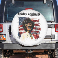 Shirley Chisholm For President 1972 With American Flag Spare Tire Cover