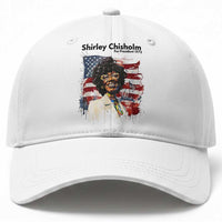 Shirley Chisholm For President 1972 With American Flag Baseball Cap
