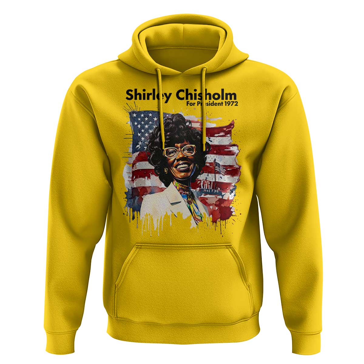 Shirley Chisholm For President 1972 With American Flag Hoodie