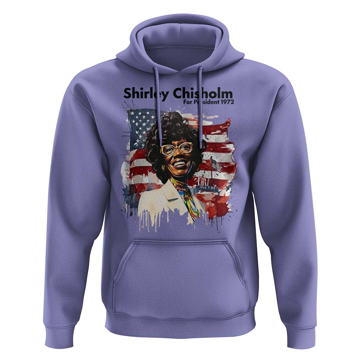 Shirley Chisholm For President 1972 With American Flag Hoodie