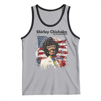 Shirley Chisholm For President 1972 With American Flag Tank Top