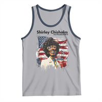 Shirley Chisholm For President 1972 With American Flag Tank Top