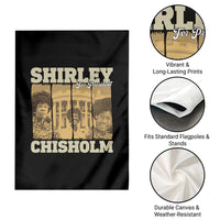 Shirley Chisholm For President Garden Flag Historic Women Leader