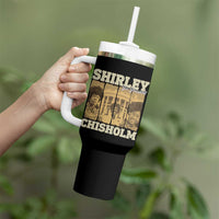 Shirley Chisholm For President Tumbler With Handle Historic Women Leader