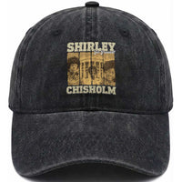 Shirley Chisholm For President Washed Cotton Baseball Cap Historic Women Leader