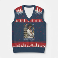 Shirley Chisholm Civil Rights Leader Quote V-Neck Knit Sweater Vest Reject Stereotype