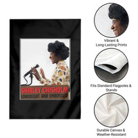 Shirley Chisholm Feminist Empowerment Garden Flag Unbought And Unbossed