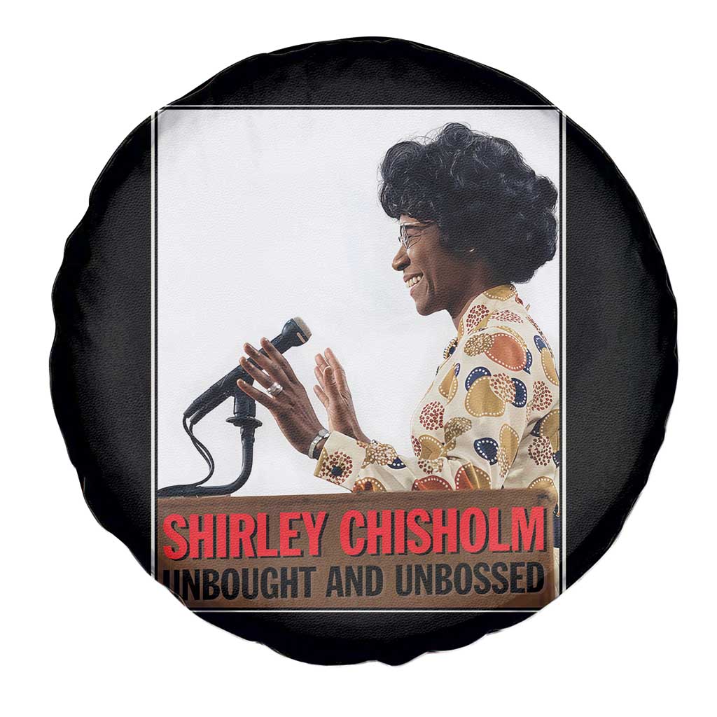 Shirley Chisholm Feminist Empowerment Spare Tire Cover Unbought And Unbossed