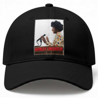 Shirley Chisholm Feminist Empowerment Baseball Cap Unbought And Unbossed